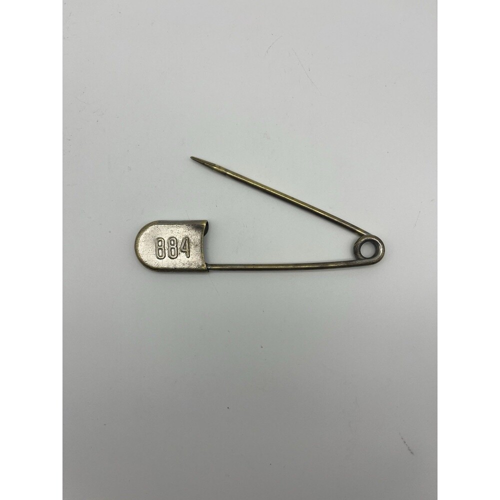 Vintage X-Large Brass Military Safety Pin